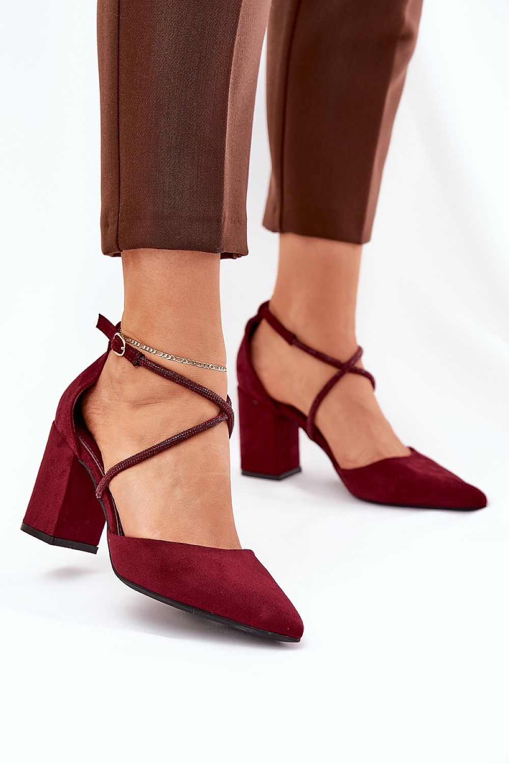 Pumps met dikke hak model 211083 Step in style
