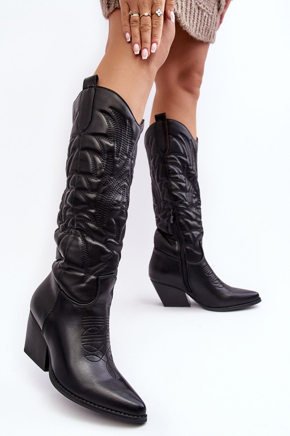 Cowboy boots zwart