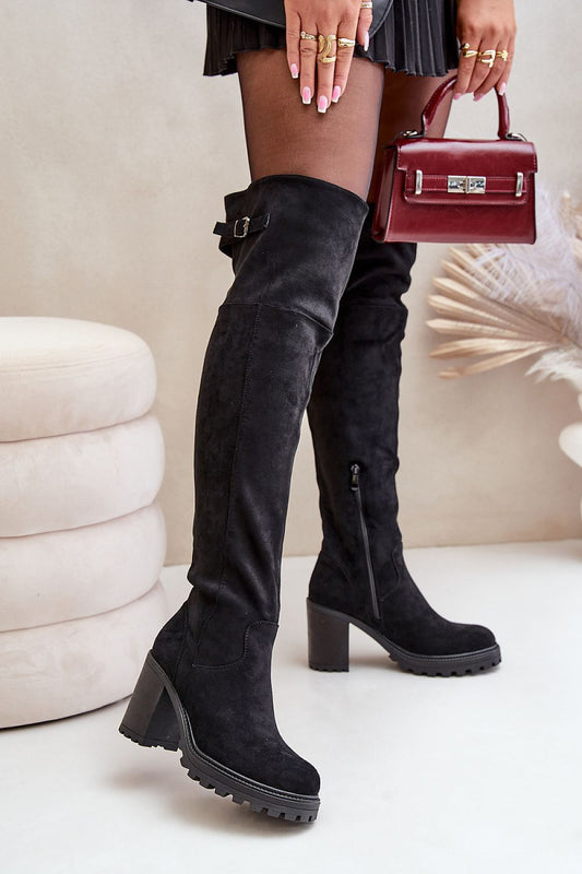  Laarzen met hoge hakken model 203508 walk-instyle